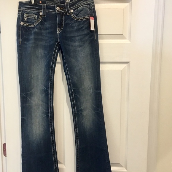 NWT Miss Me Signature Rise Boot Cut Jeans - Picture 7 of 8